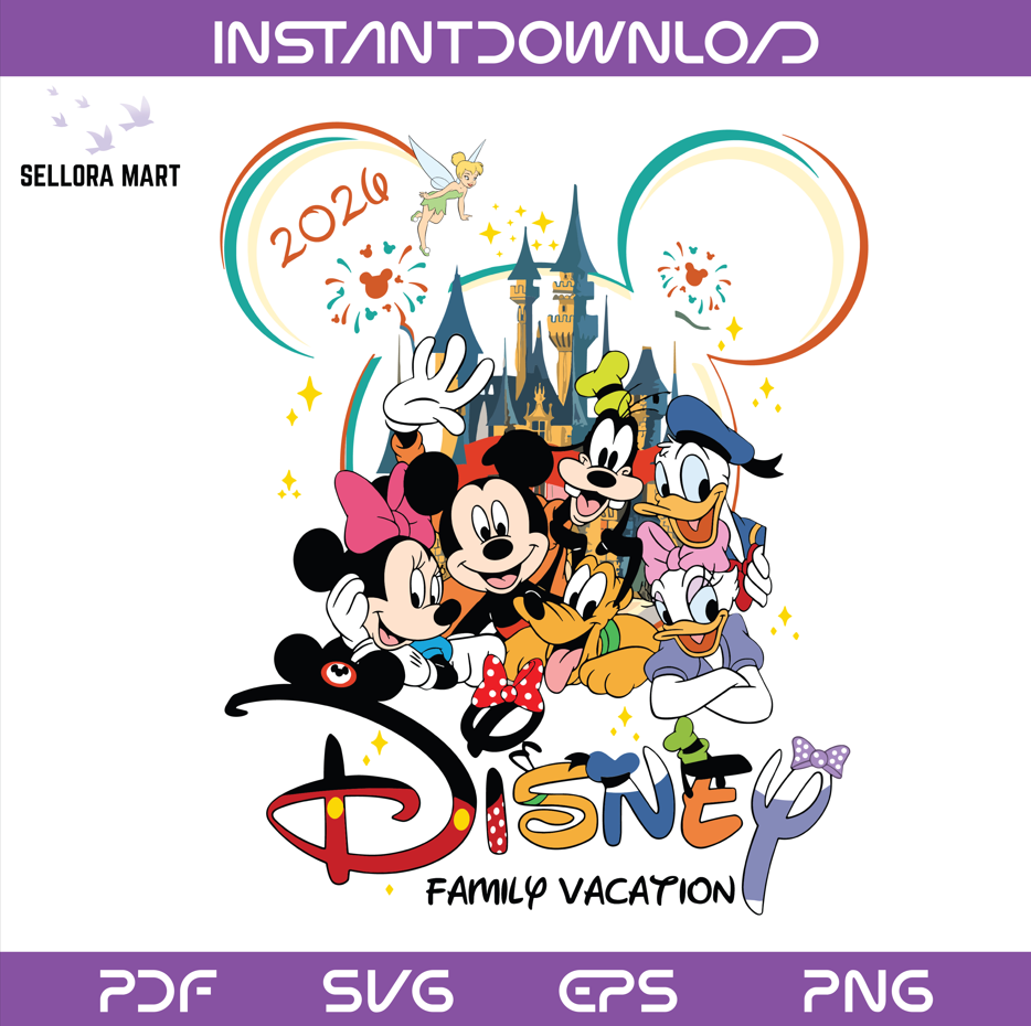 Disney Family Vacation 2026 SVG