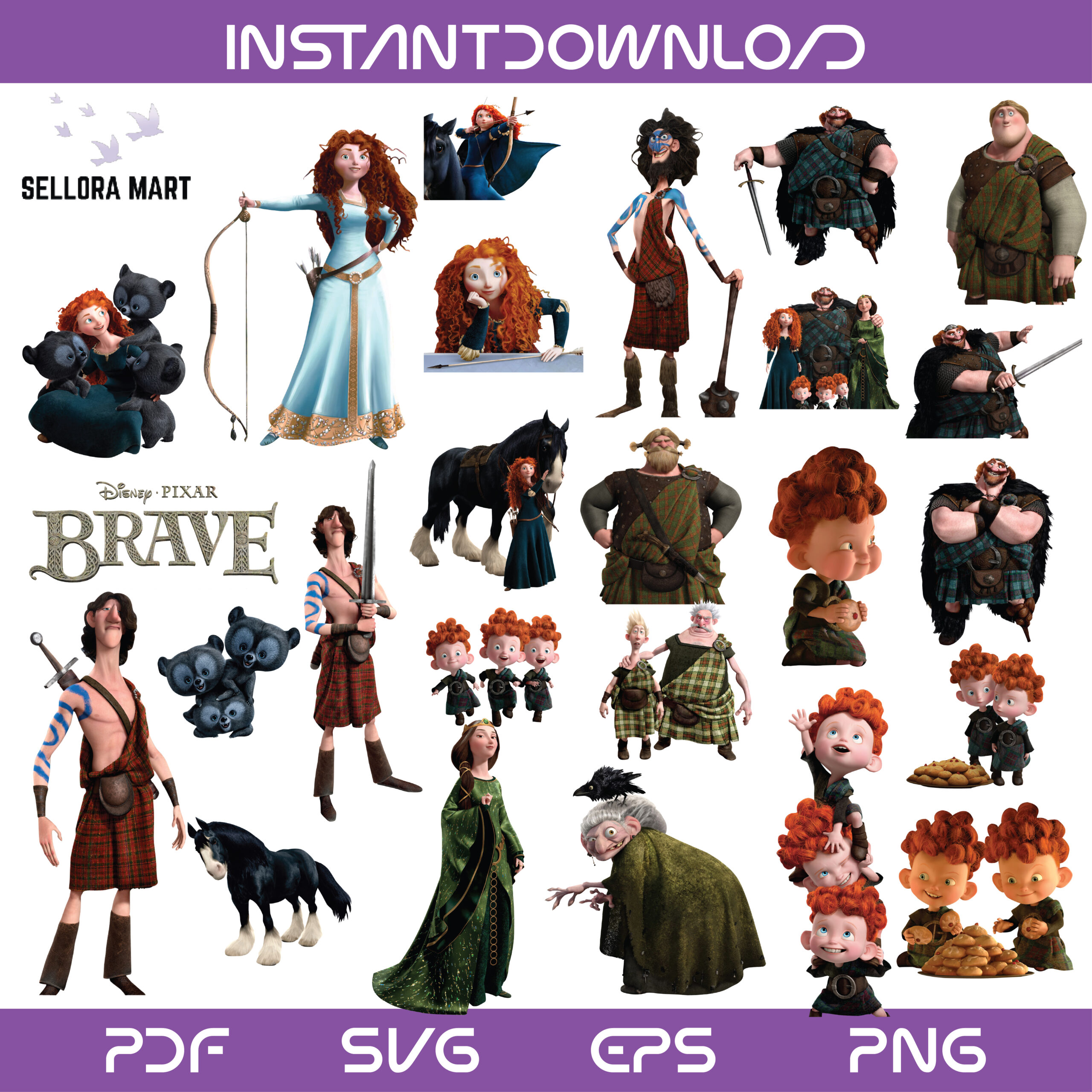 Brave PNG Bundle