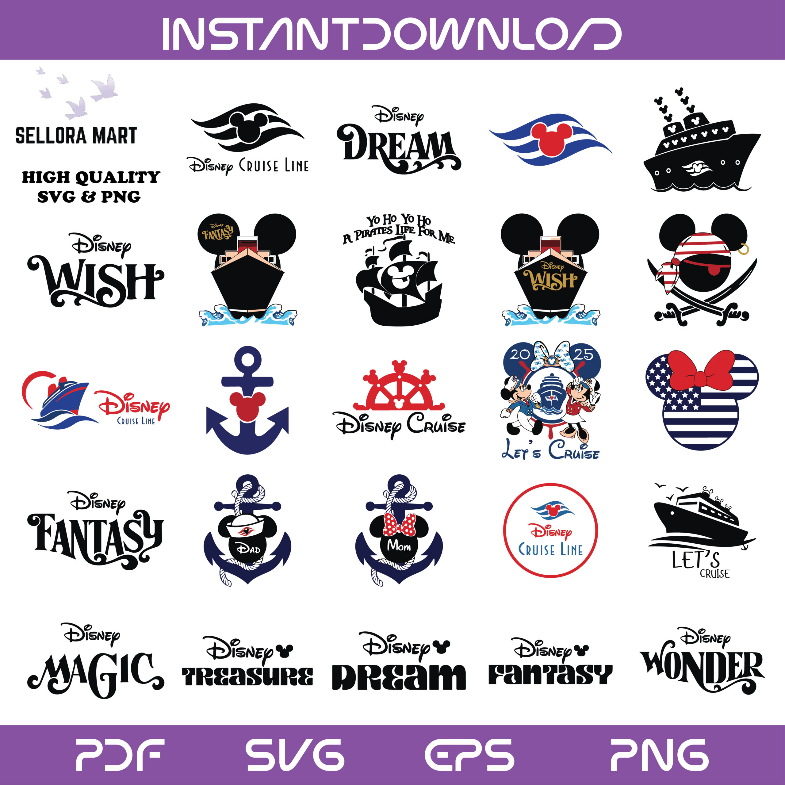 Disney Cruise SVG Bundle 2026 - Image 2
