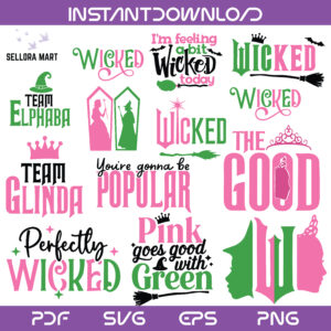 Wicked SVG Bundle