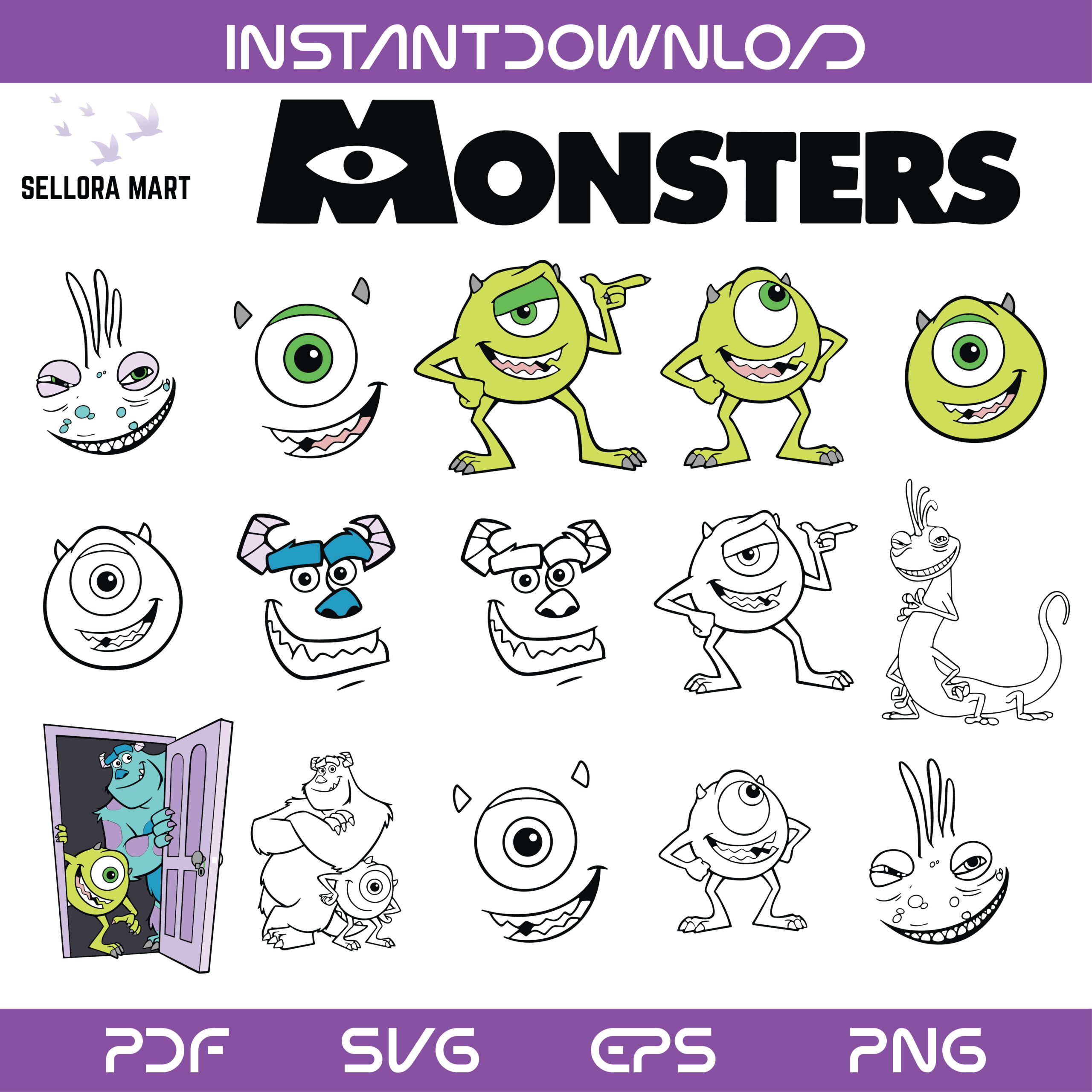 Monsters SVG Bundle