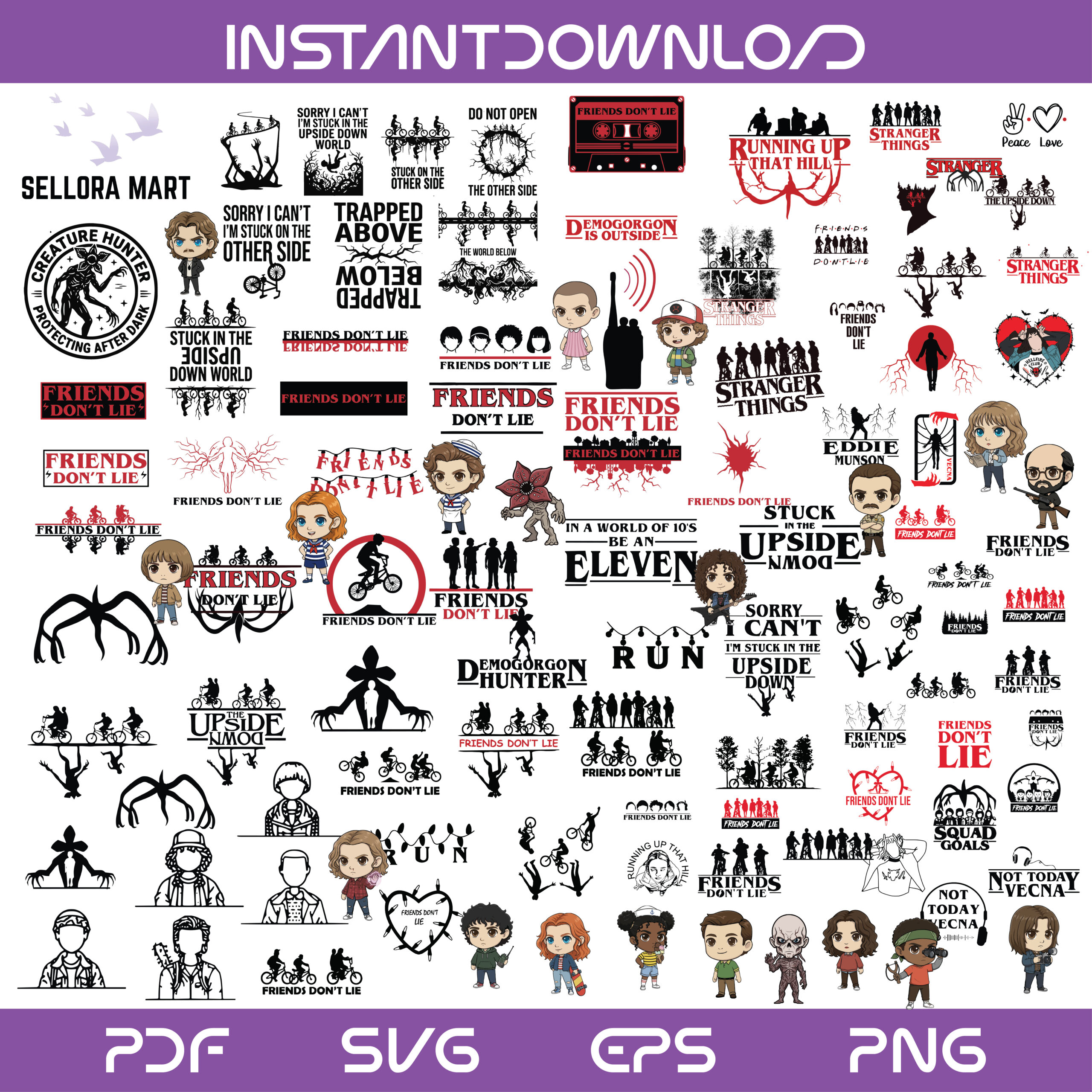 Stranger Things SVG Bundle