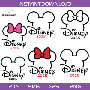 Disney 2025 SVG Bundle