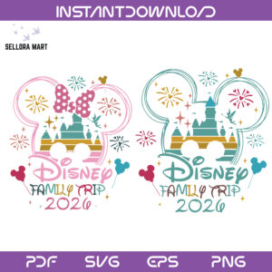 Disney Family Trip 2026 SVG