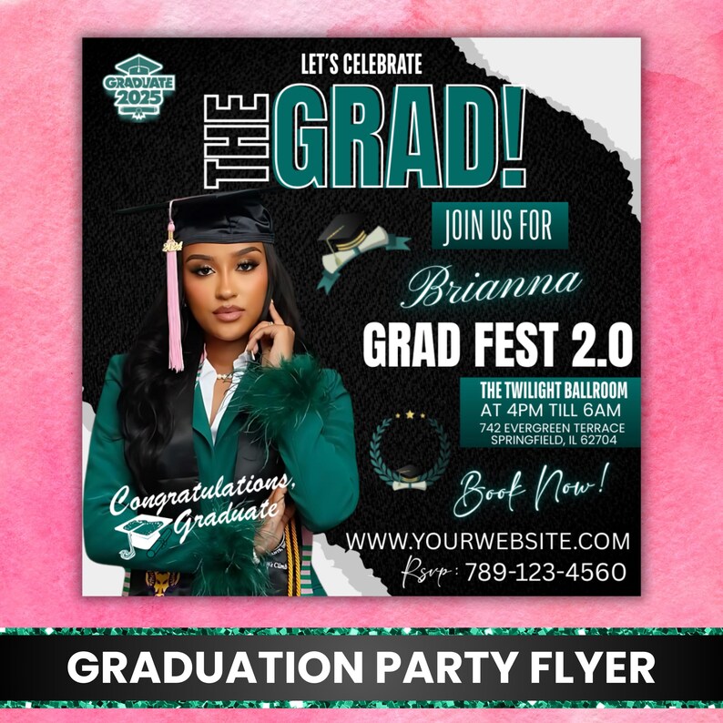 Graduation Party Flyer - Image 2