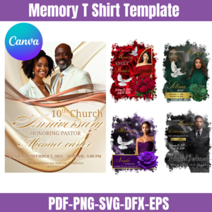 Memorial T Shirt Template Canva